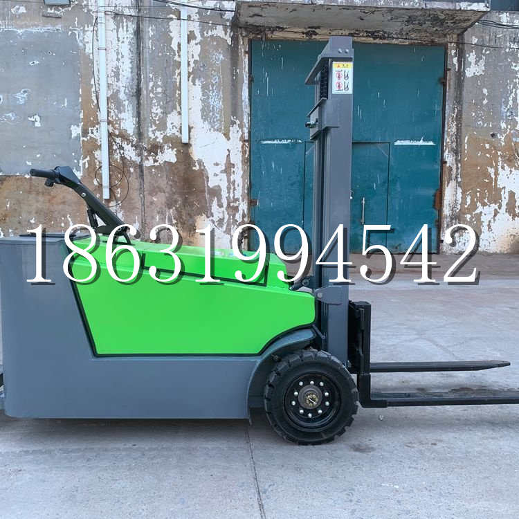 治多县小型电动叉车1吨2吨步行站驾式电瓶堆高充电装卸车液压升降车铲车